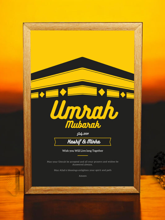 Best Umrah Mubarak Frame 2025