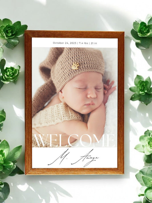 Born Baby Picture Frame