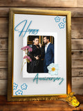 Lovely Day Anniversary Frame Gold